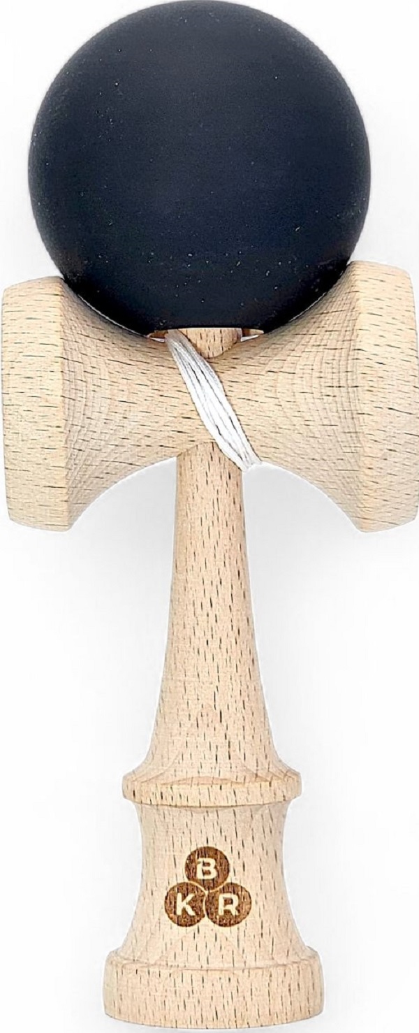 Kendama KBR Solid Rubber. Negru
