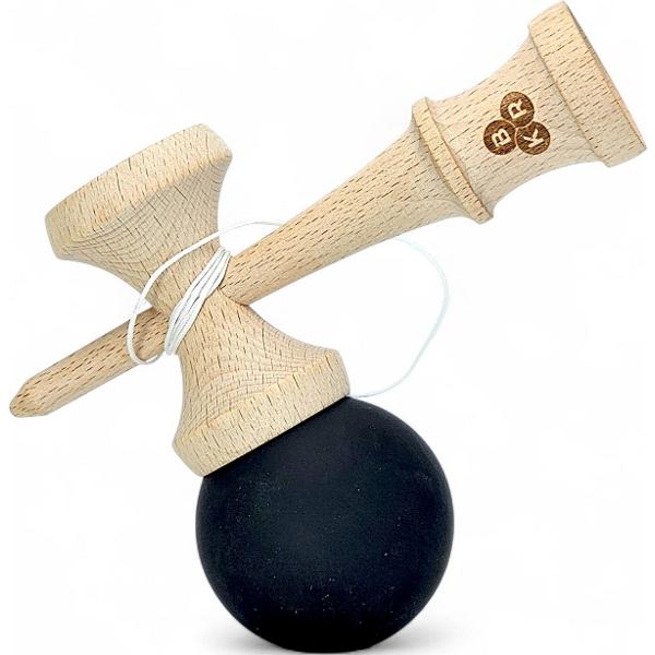 Kendama KBR Solid Rubber. Negru