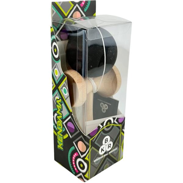 Kendama KBR Solid Rubber. Negru