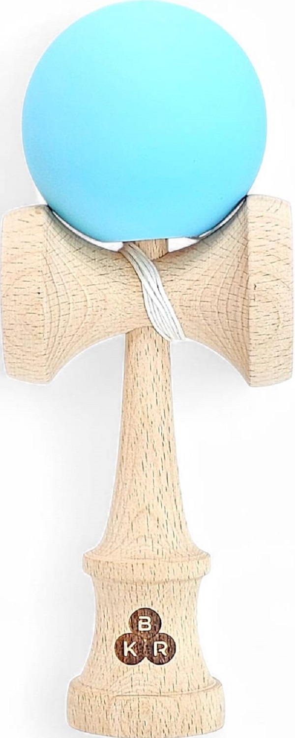 Kendama KBR Solid Rubber. Albastru deschis
