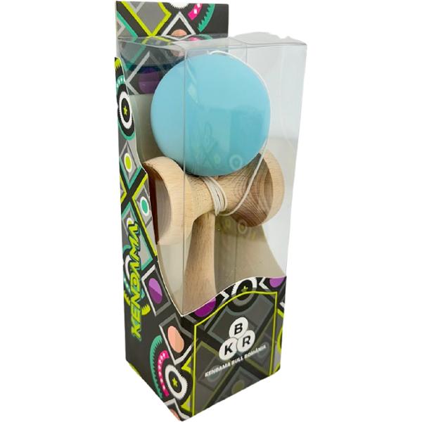 Kendama KBR Solid Rubber. Albastru deschis