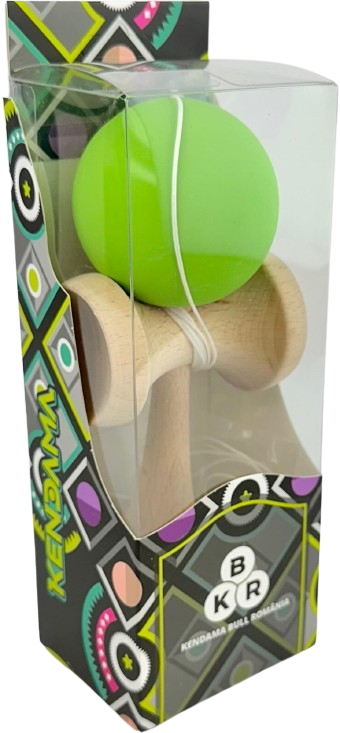 Kendama KBR Solid Rubber. Verde