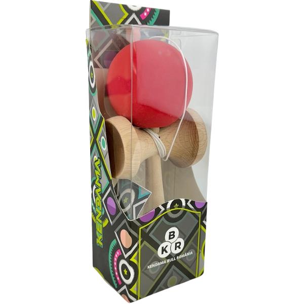Kendama KBR Solid Rubber. Rosu