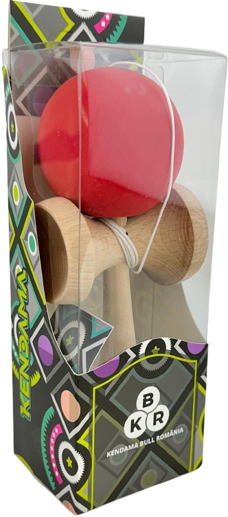 Kendama KBR Solid Rubber. Rosu
