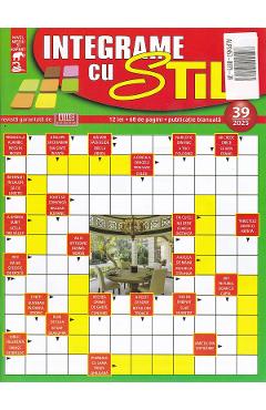 Coperta cărții 'Integrame cu stil Nr.39 din 2025'
