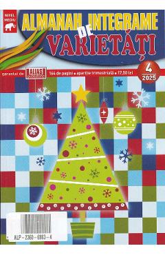 Coperta cărții 'Almanah integrame de varietăți Nr.4 din 2025'