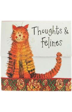Imaginea produsului 'Carnet magnetic: Thoughts and Felines'
