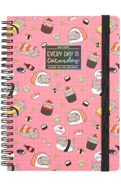 Imaginea produsului 'Agendă cu spirală 2026. Every day is Caturday'