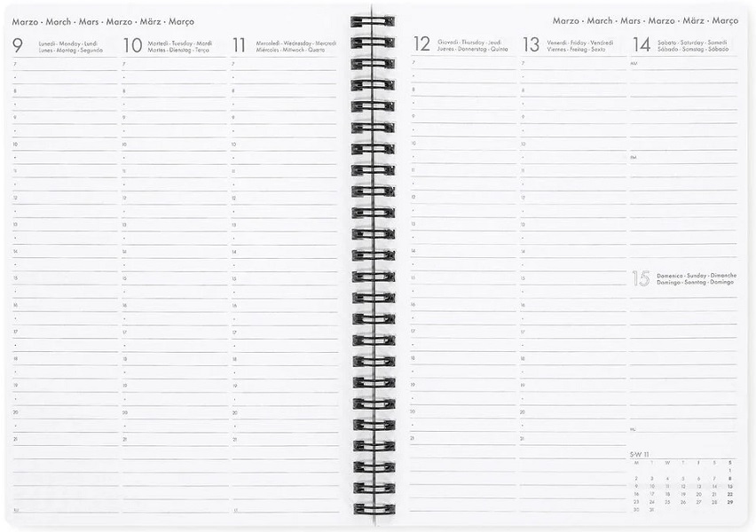 Agenda cu spirala 2026. Every day is Caturday