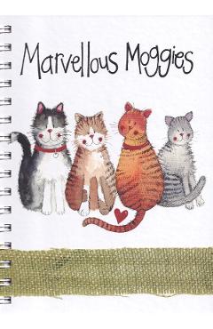 Imaginea produsului 'Jurnal cu spirală. Marvellous Moggies'