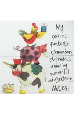 Imaginea produsului 'Carnet magnetic: Acrobații de la fermă'