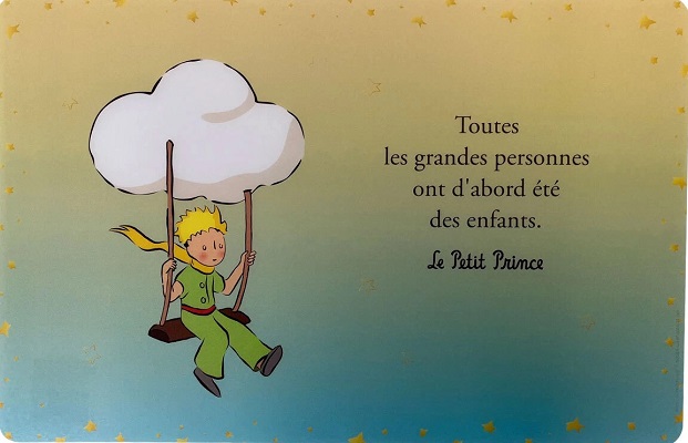 Suport pentru masa: Le Petit Prince. Balancoire
