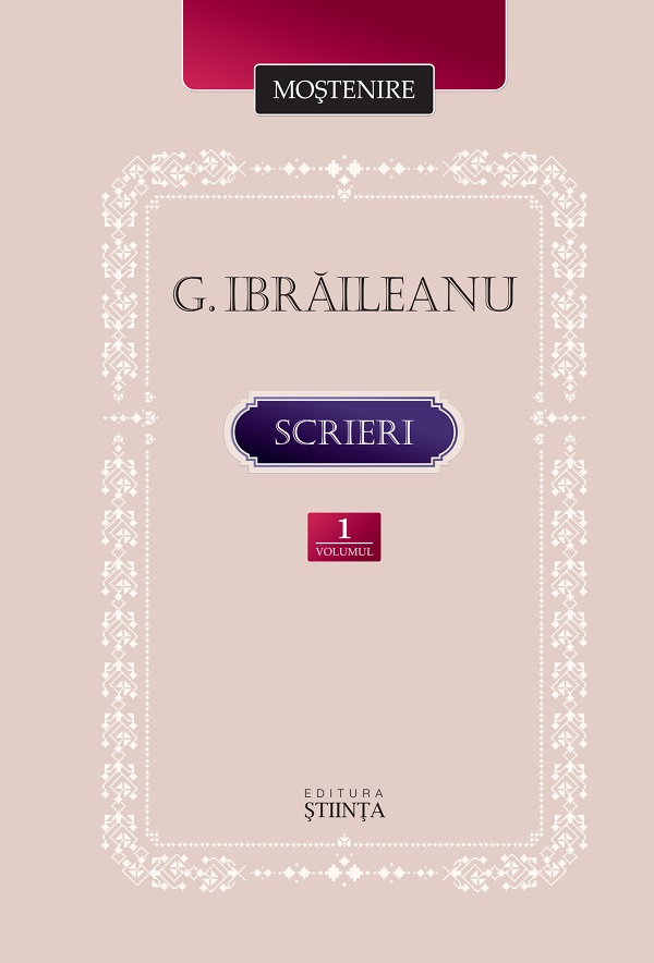 Scrieri Vol.1 - Garabet Ibraileanu