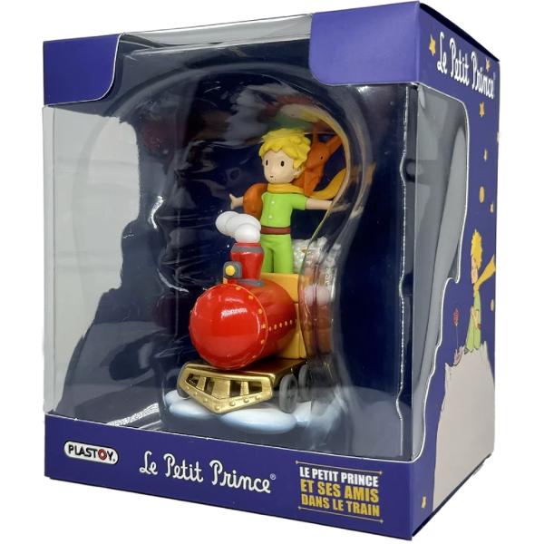 Figurina Micul Print si prietenii sai pe tren