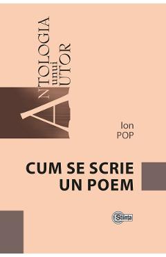 Coperta cărții 'Cum se scrie un poem - Ion Pop'