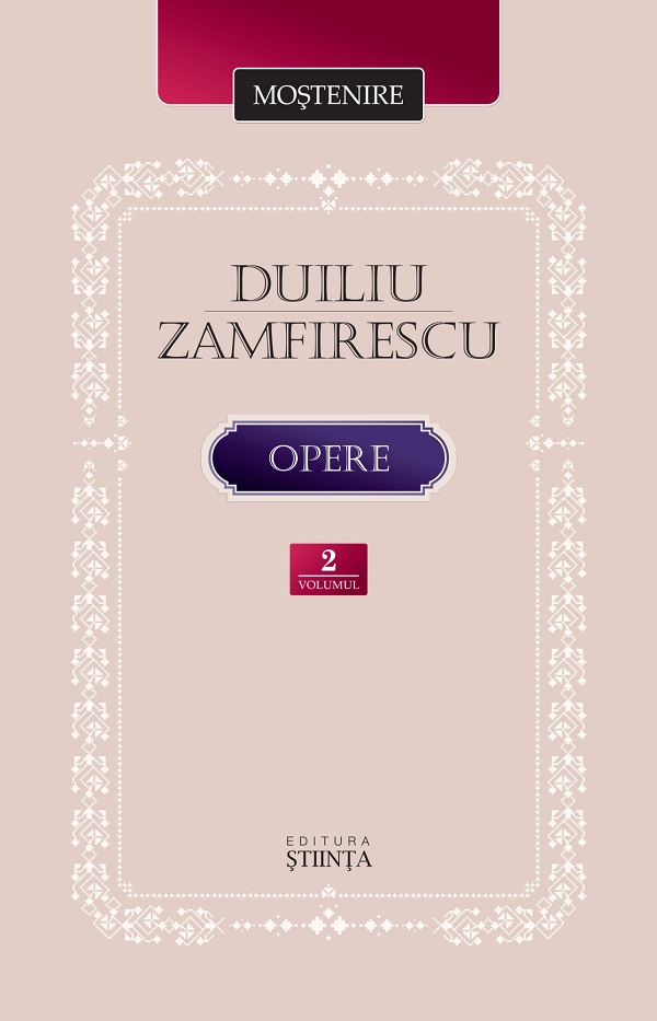 Opere Vol.2 - Duiliu Zamfirescu