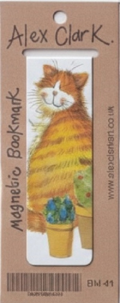 Semn de carte: Pisica si ghivece