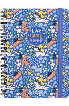 Imaginea produsului 'Agendă cu spirală 2026. Live lough woof'