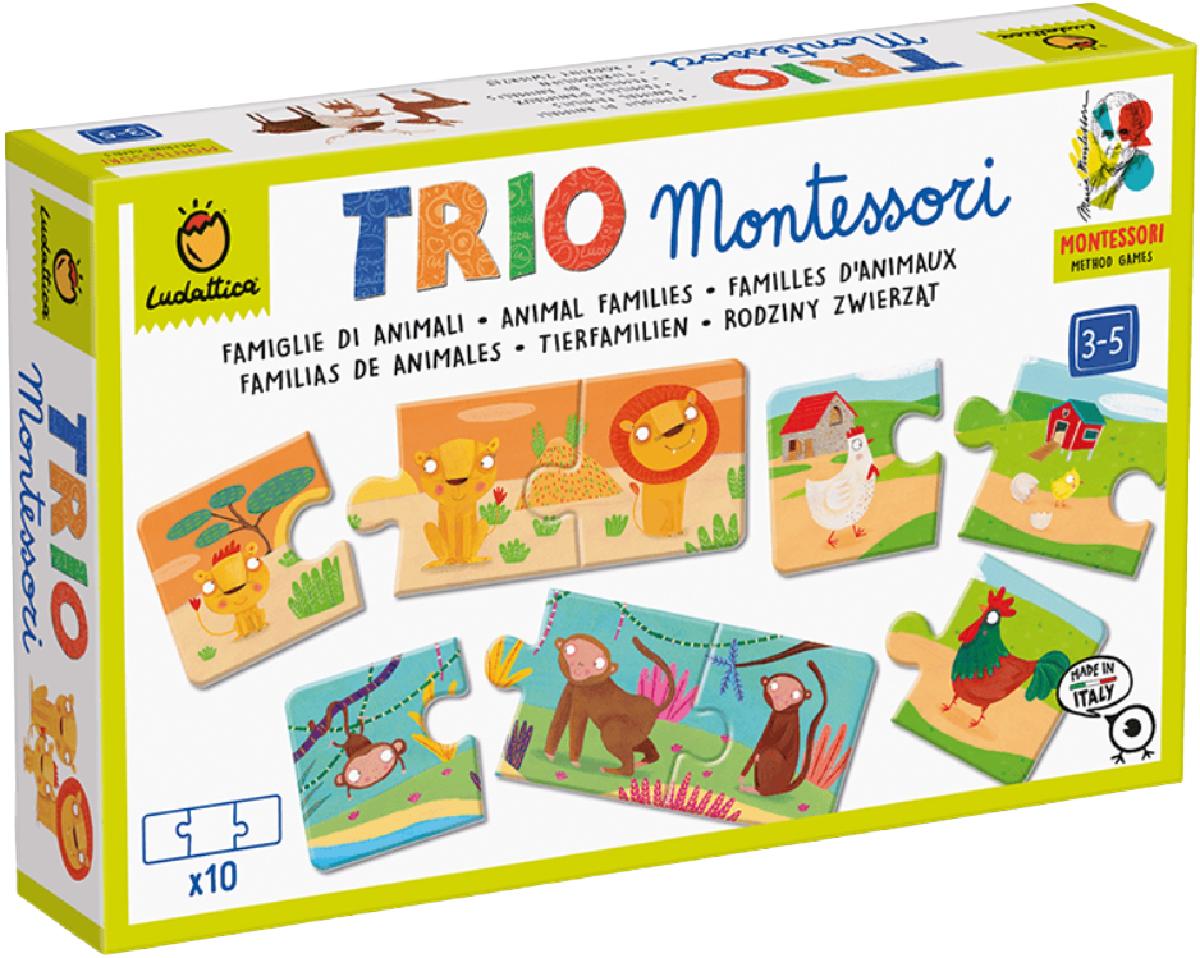 Joc educativ: Trio Montessori. Familii de animale