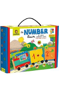 Imaginea produsului 'Puzzle Montessori: Trenulețul numerelor'