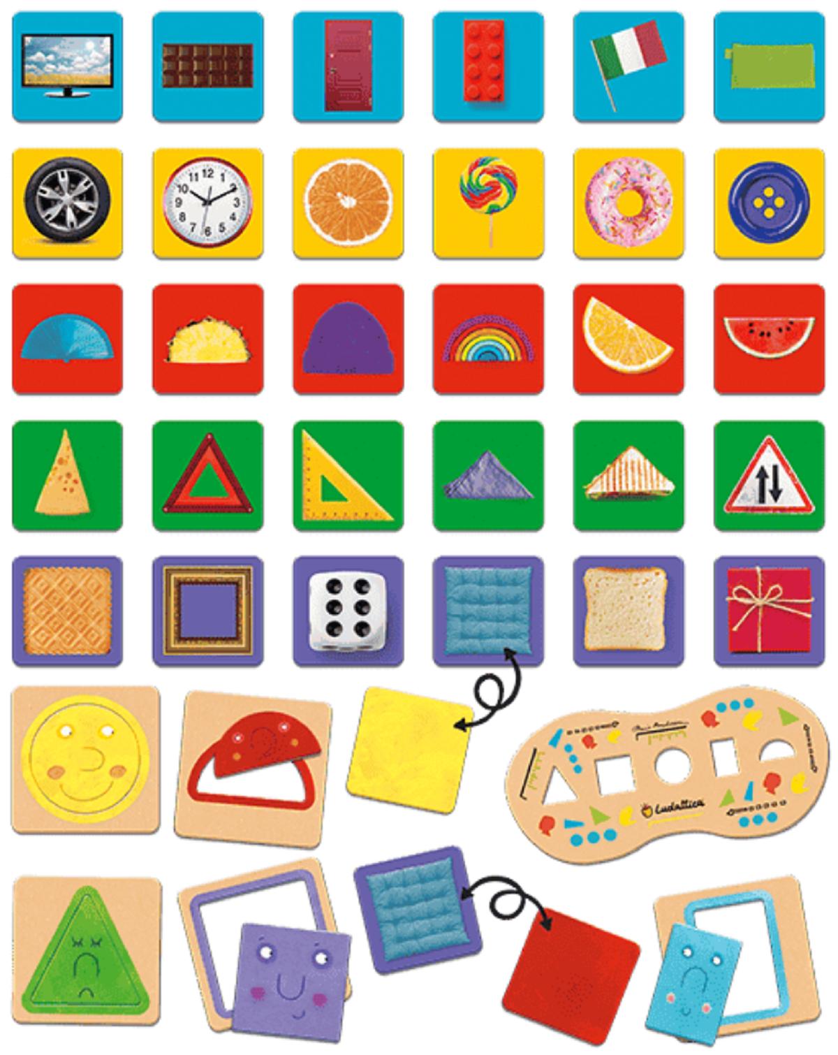 Puzzle Montessori: Forme si culori
