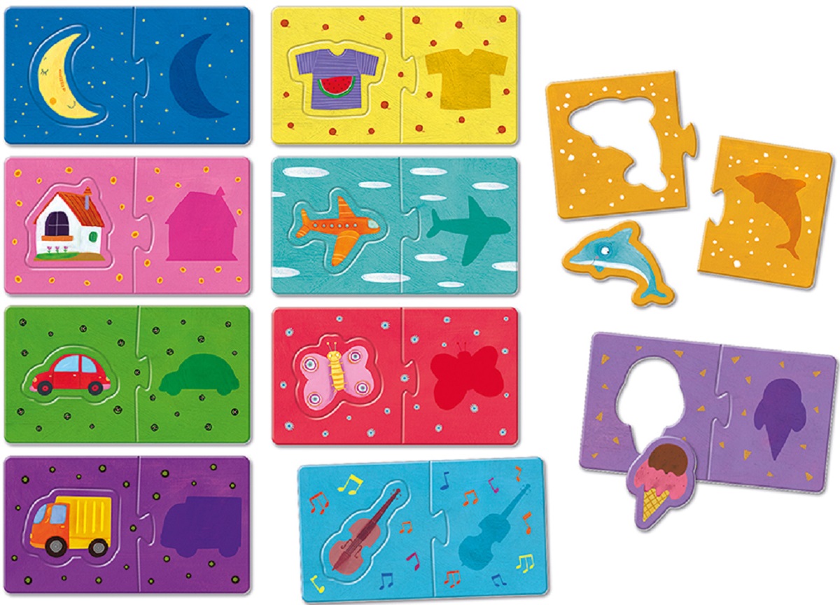 Joc de logica Montessori. Umbre