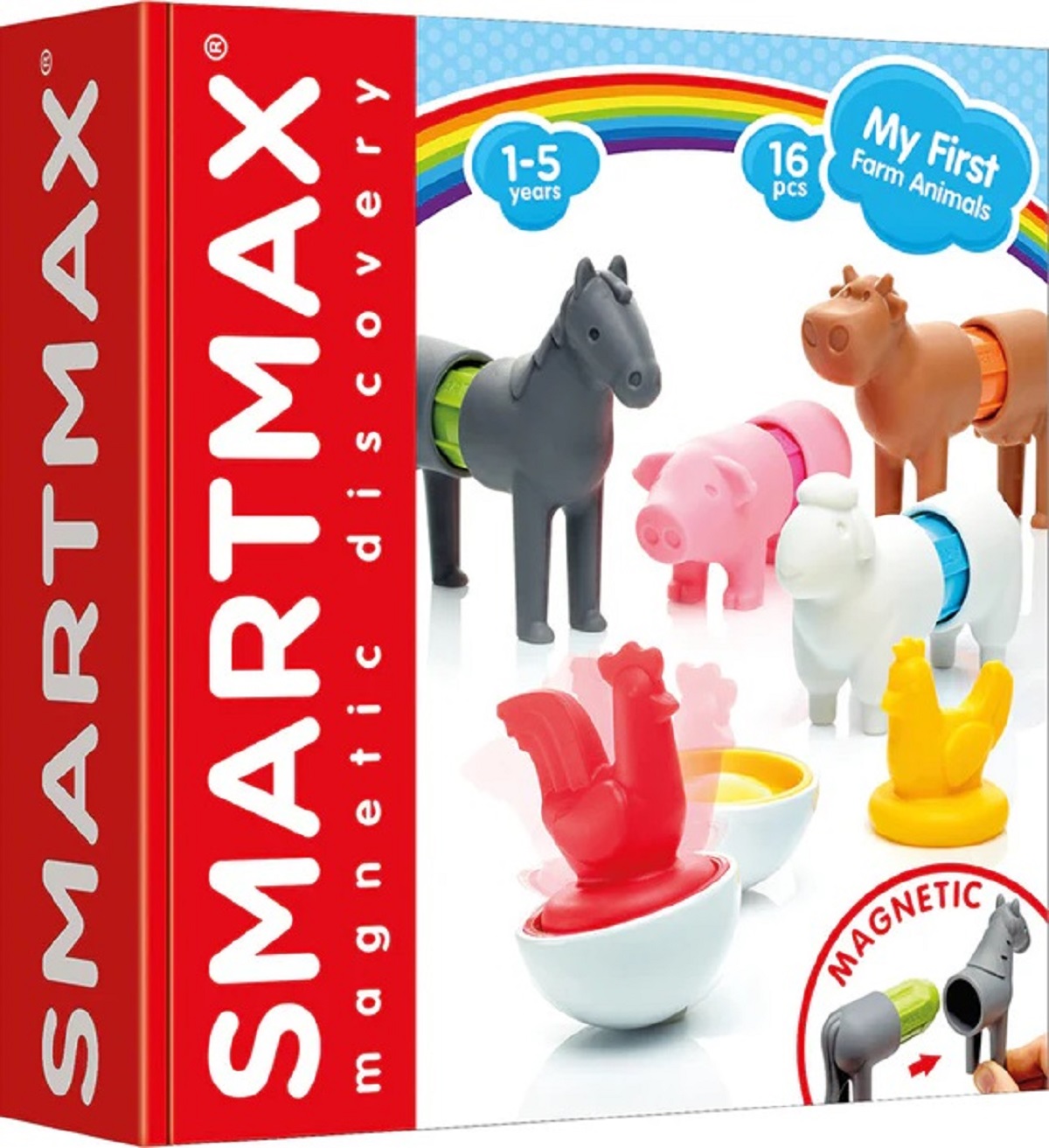 Joc magnetic Smartmax: My First Farm Animals