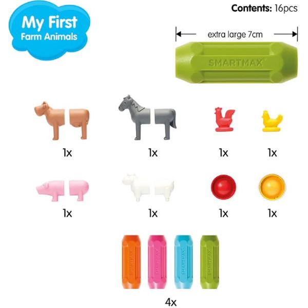 Joc magnetic Smartmax: My First Farm Animals