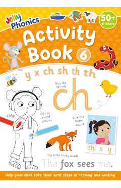 Coperta cărții 'Jolly Phonics Activity Book 6 - Sara|lloyd Wernham'