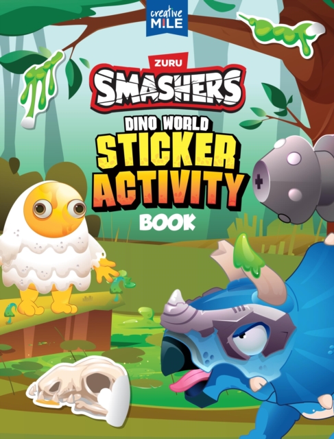 Coperta cărții 'Smashers Dino World Sticker Activity Book -'