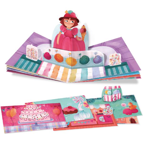 Joc creativ: Dulciuri. Creeaza prima carte Pop-Up