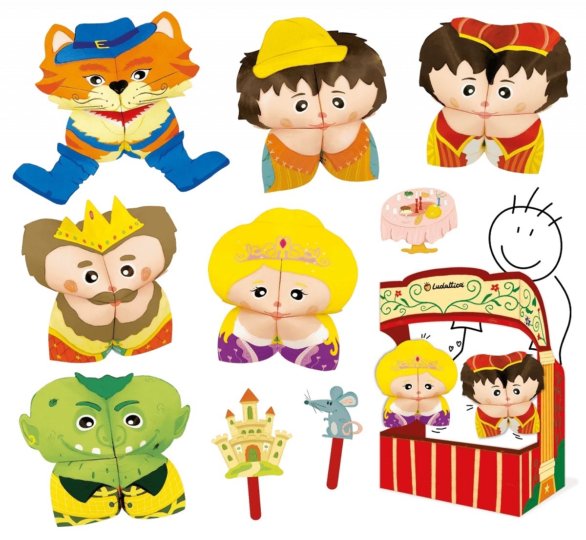 Origami. Teatru de papusi: Motanul Incaltat