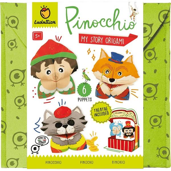 Origami. Teatru de papusi: Pinocchio
