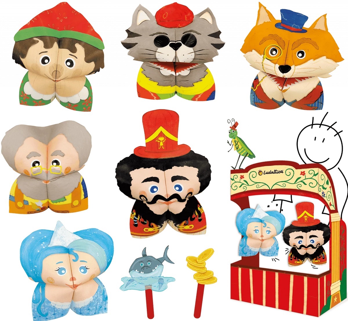 Origami. Teatru de papusi: Pinocchio