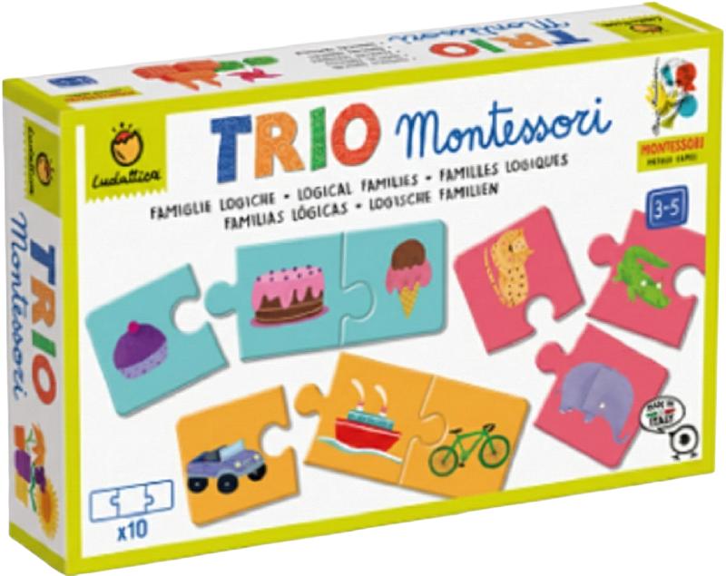Joc educativ: Trio Montessori. Asocieri