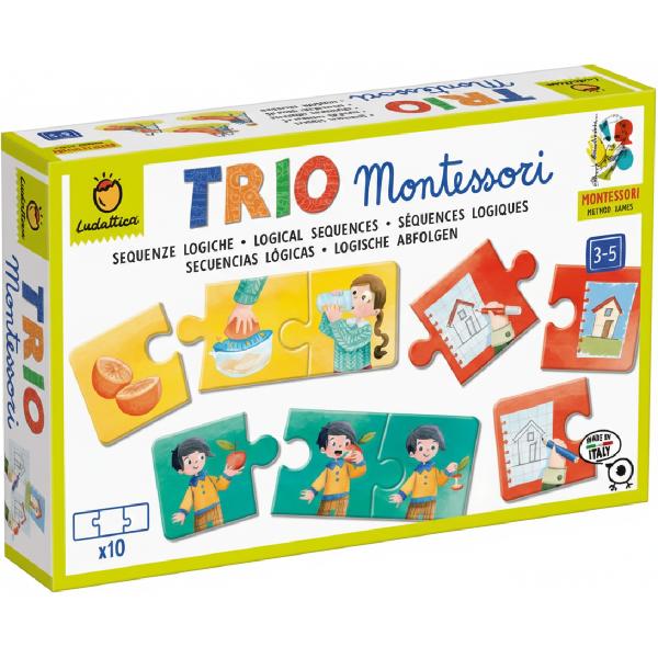 Joc educativ: Trio Montessori. Succesiuni logice
