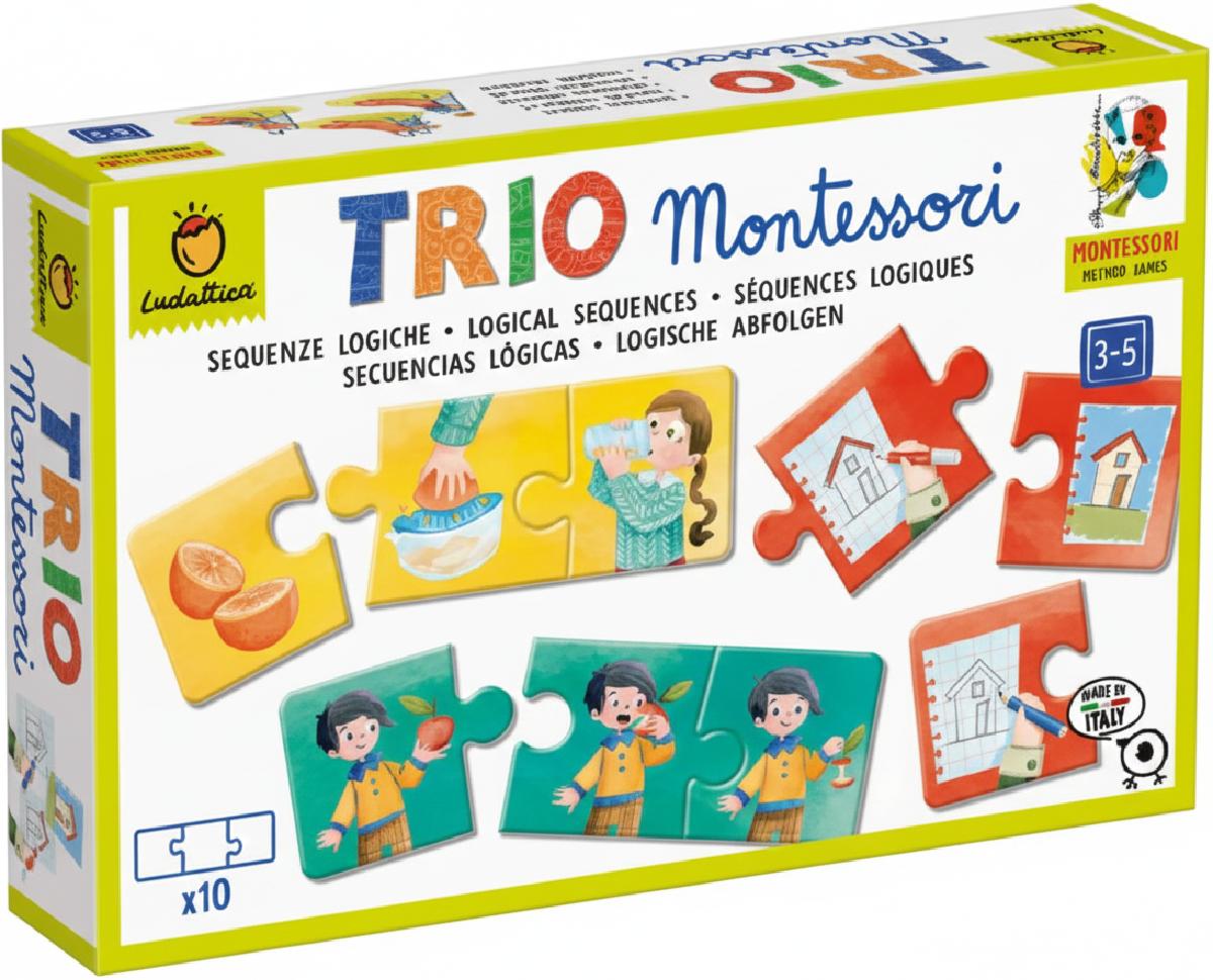 Joc educativ: Trio Montessori. Succesiuni logice