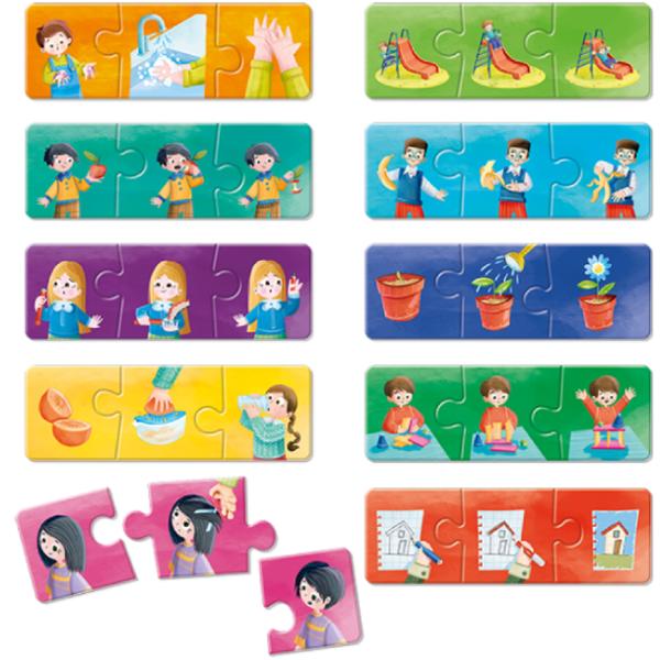 Joc educativ: Trio Montessori. Succesiuni logice