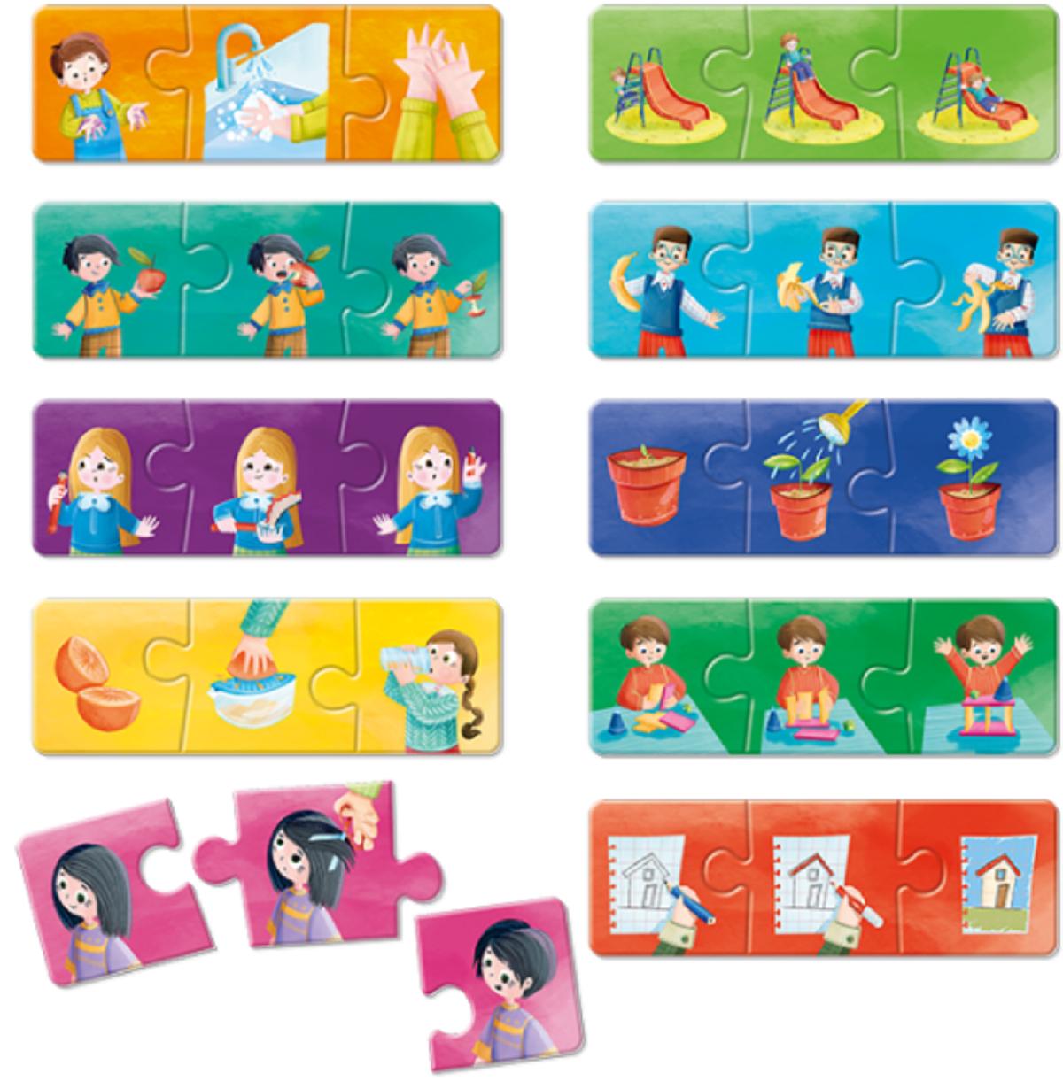 Joc educativ: Trio Montessori. Succesiuni logice