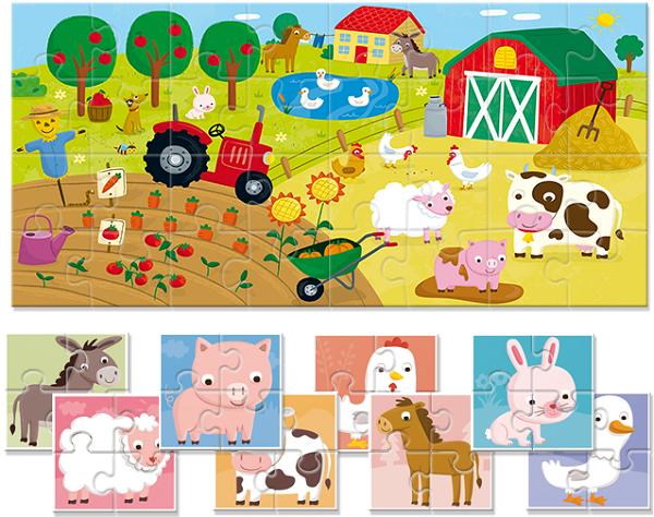 Baby puzzle. Ferma