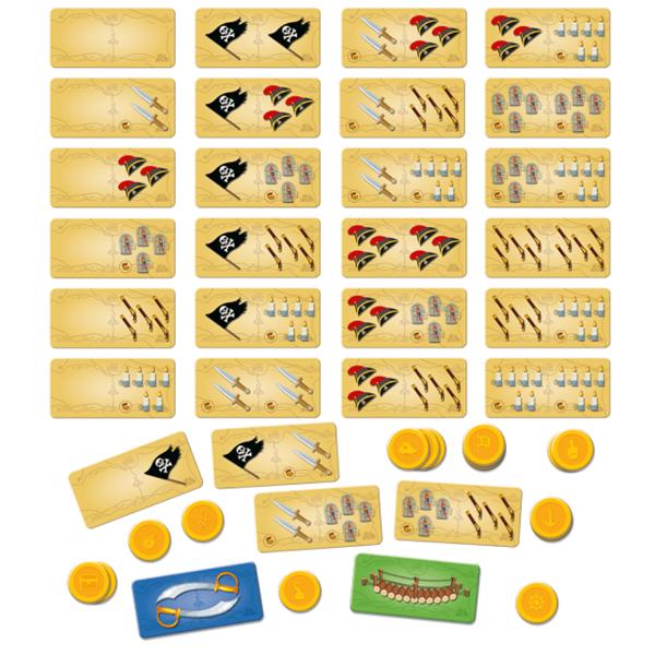 Joc de familie: Risky domino. Pirati