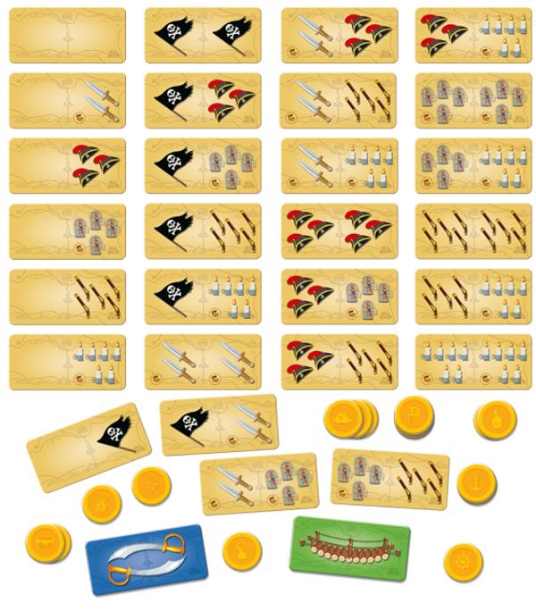 Joc de familie: Risky domino. Pirati