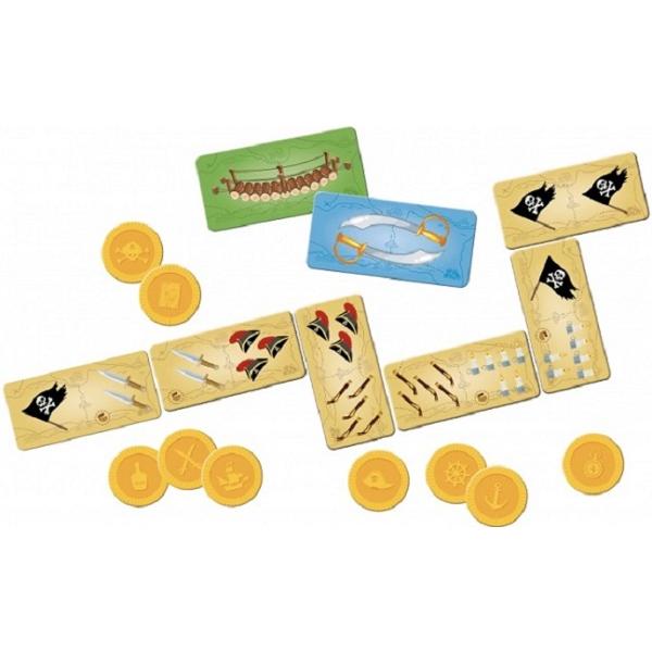 Joc de familie: Risky domino. Pirati