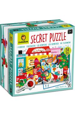 Imaginea produsului 'Secret puzzle. Pompierii'