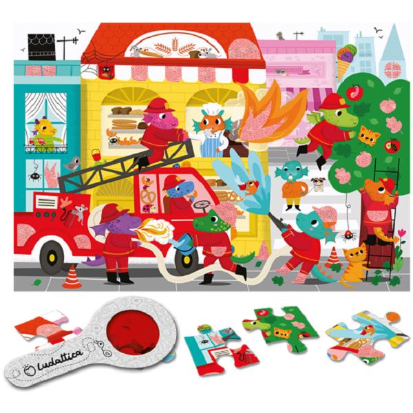 Secret puzzle. Pompierii