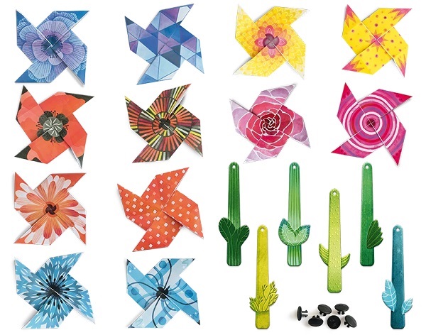 Origami pentru incepatori: Moristi de vant