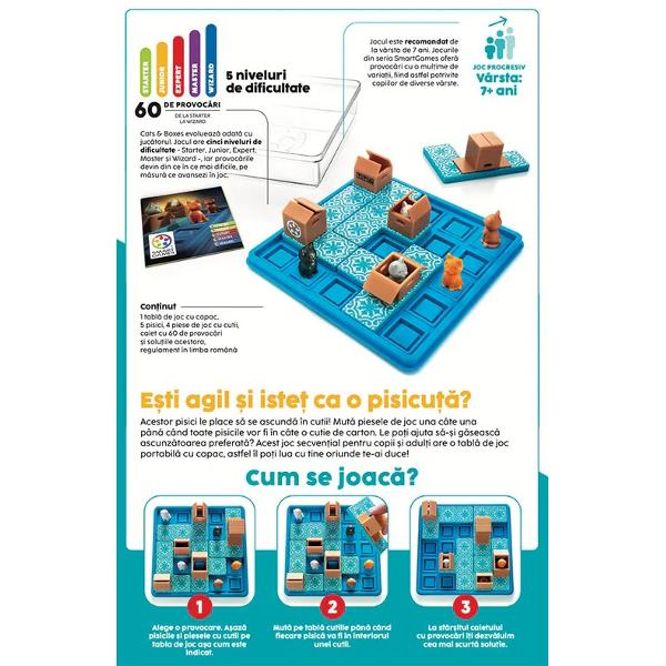 Joc de logica: Cats and Boxes