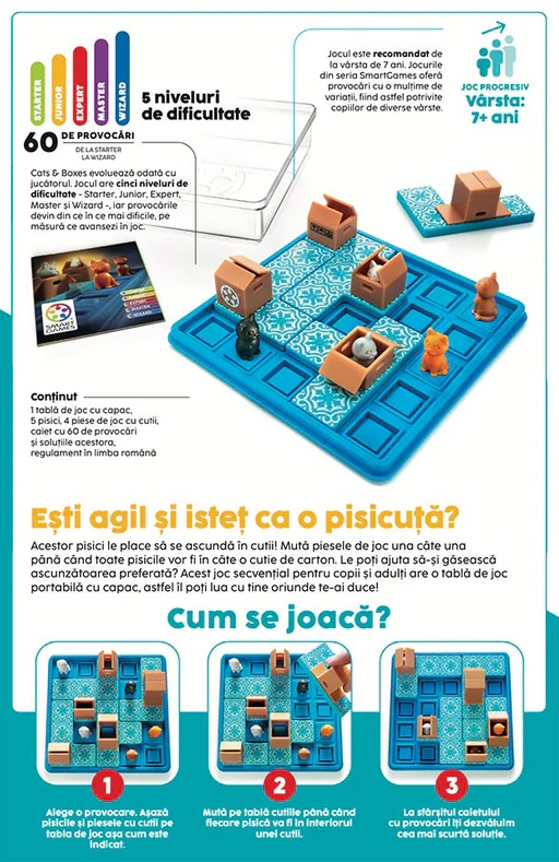 Joc de logica: Cats and Boxes