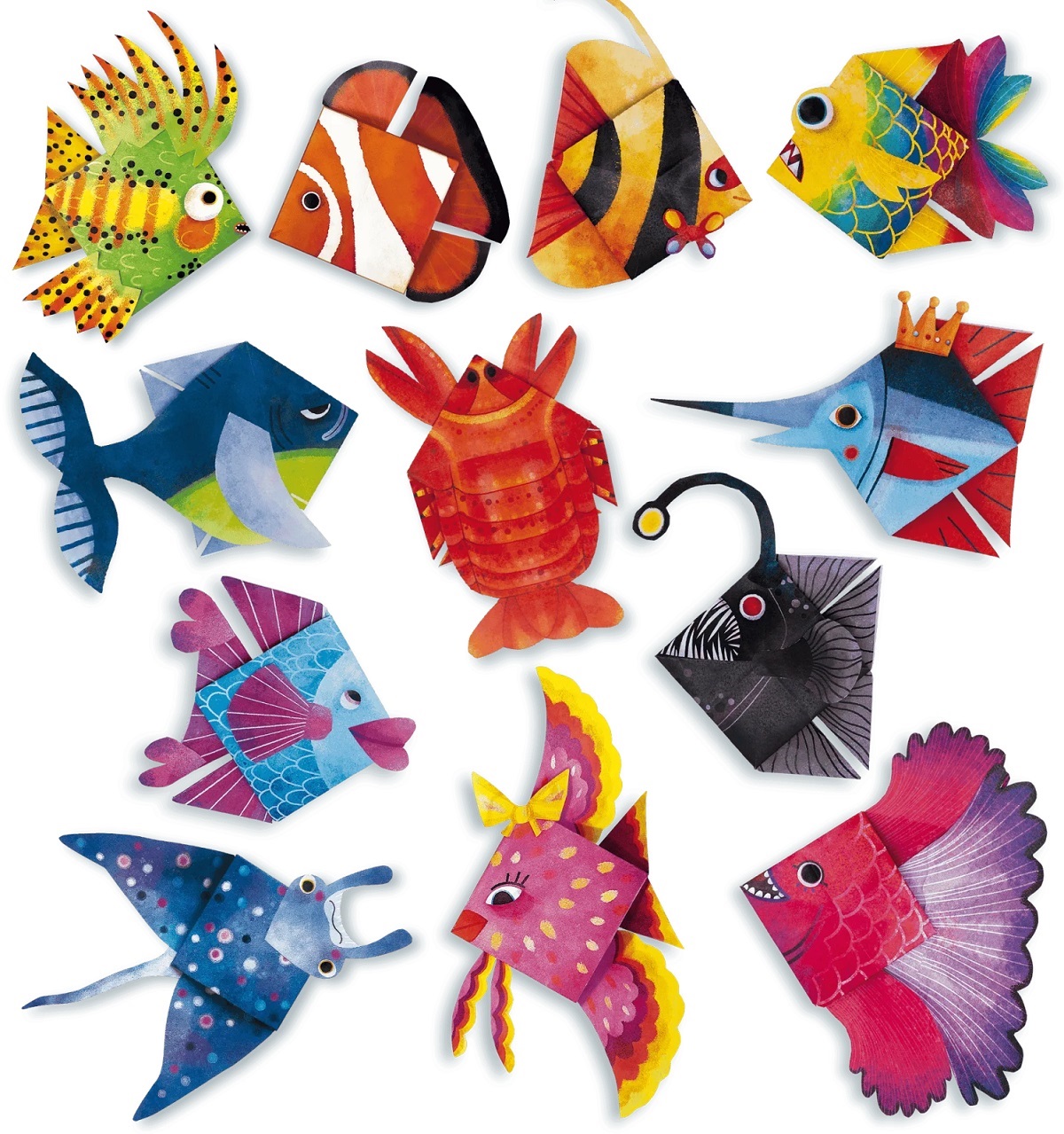 Origami pentru incepatori: Animale subacvatice