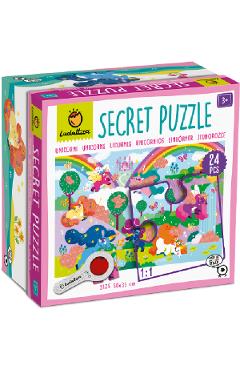 Imaginea produsului 'Puzzle secret. Unicorni'